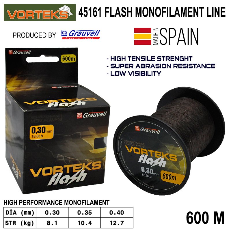 Vorteks Flash 600 mt Sazan Misinası