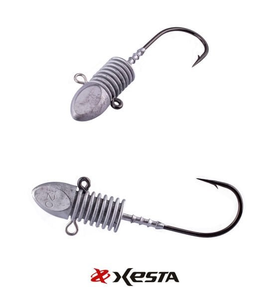 XESTA BULLET RIBHEAD MAGNUM JIGHEAD #8/0 2P 56G