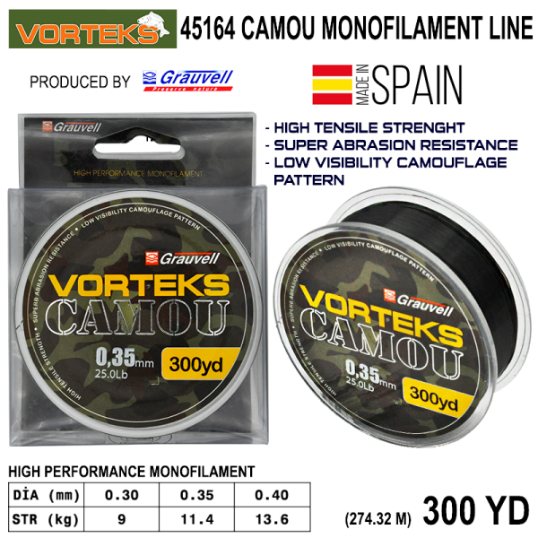 Vorteks Camou 300 YD Sazan Misinası