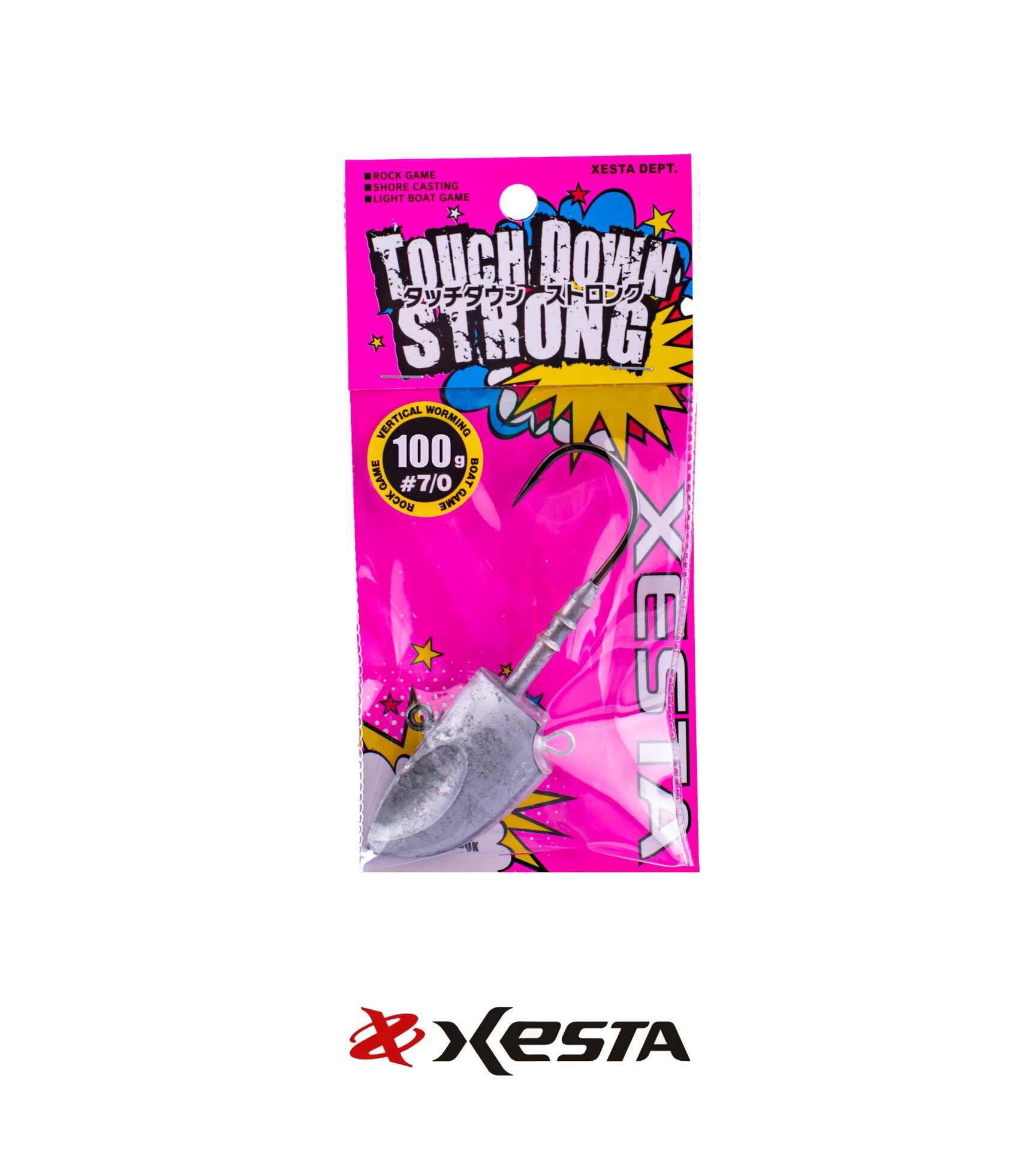 XESTA TOUCH DOWN STRONG JIGHEAD #7/0 2P 100G