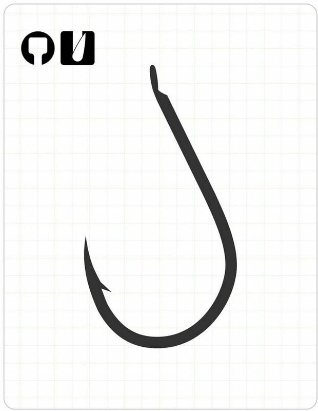 1001 CHINU #1/0 BLACK NIKEL 9P