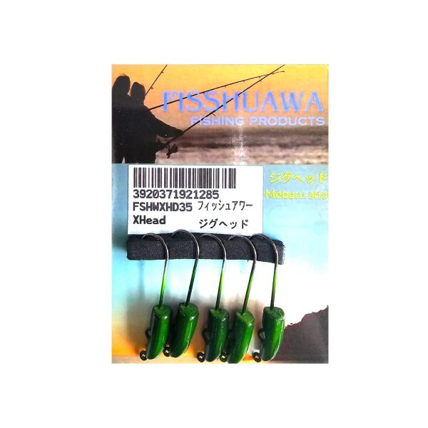 FISSHUAWA XHEAD LRF JİGHEAD İKİ GÖZLÜ 3.5GR 5Lİ
