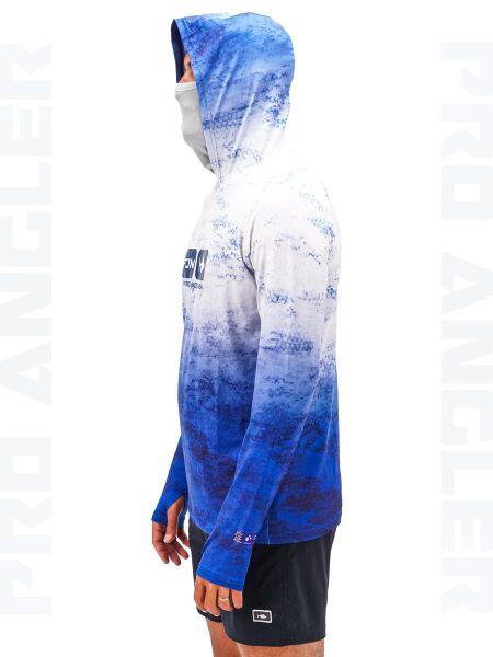 Fujin Pro Angler S24 Buff&Hoodie Grey Wave