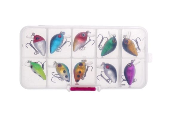 Captain 3397 Lure SET 5cm Floating 10'Lu Maket Balık Seti