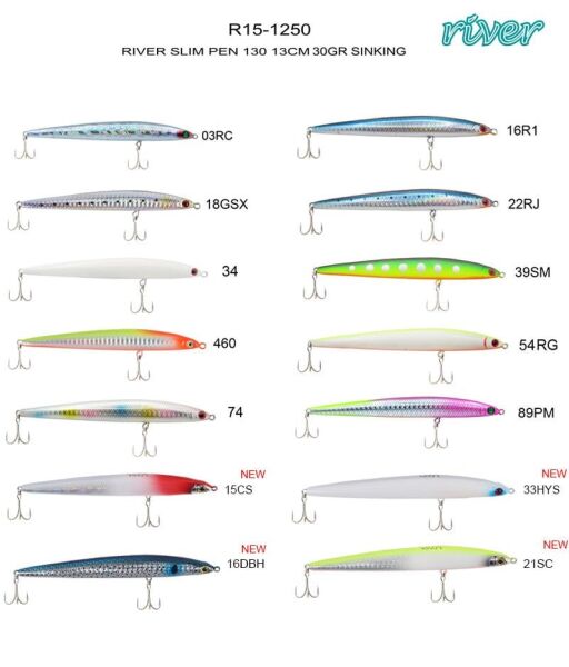 River Slimpen 130S 13Cm 30Gr 16R1
