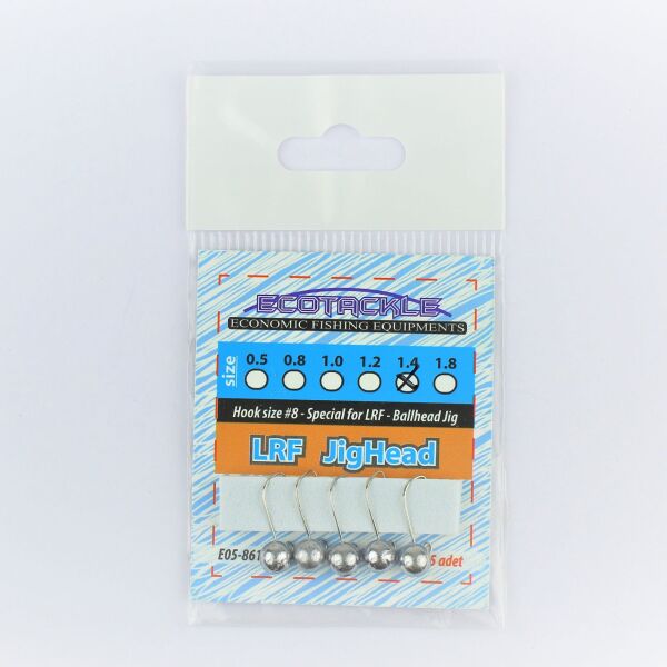Ecotackle Lrf Jig Head 5p 1.4 GR