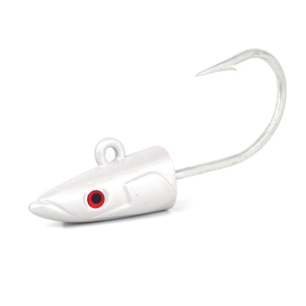 Fiiish CSE220 CSE538 1 Tete Plombee X-Strong 70gr Blanc/Oeil Jighead