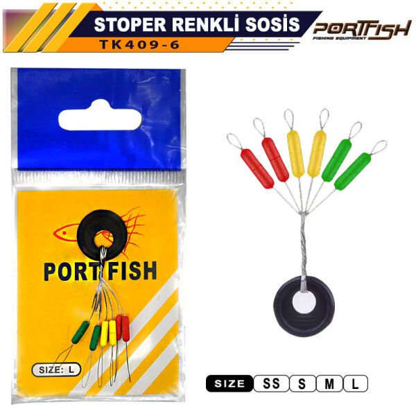 Portfish Stoper Renkli Sosis 100 Adetli