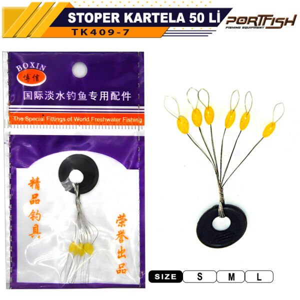 Portfish Stoper 50 Li Kartela