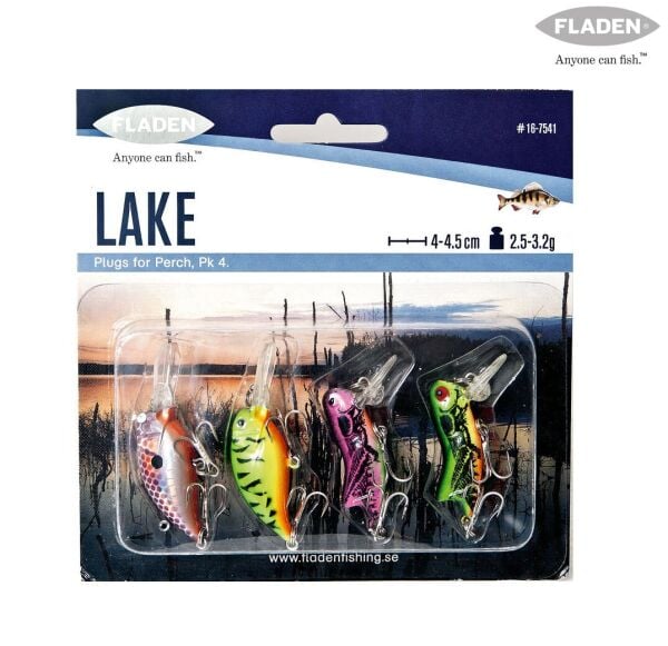 Fladen Perch Mini Maket Balık Seti 4P