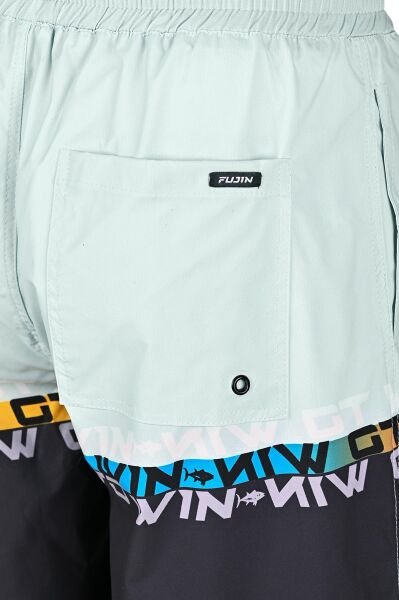 Fujin Pro Angler Board Short Mayo Anthracite Turquoise