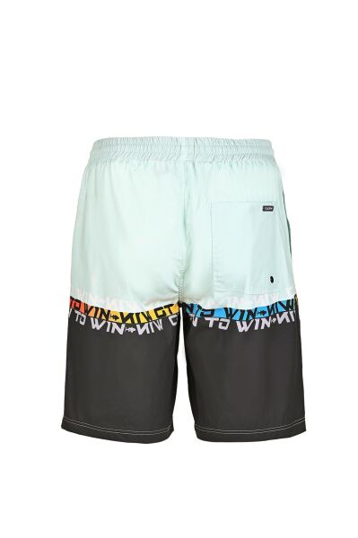 Fujin Pro Angler Board Short Mayo Anthracite Turquoise