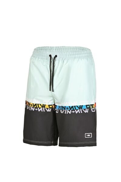 Fujin Pro Angler Board Short Mayo Anthracite Turquoise