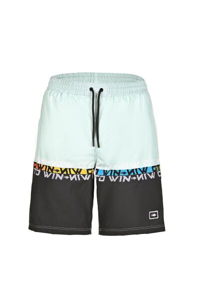 Fujin Pro Angler Board Short Mayo Anthracite Turquoise