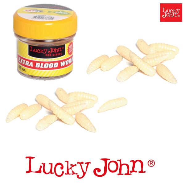 Maggot Silikon Kurtçuk 1.4 cm Beyaz Alabalık Yemi 25 Adet