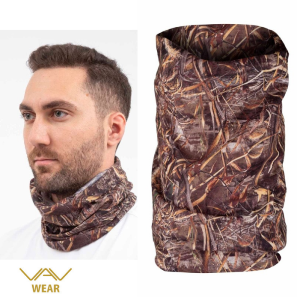 VAV BUFFO01 Boyunluk, Bileklik. Bandana Kahve Sarı