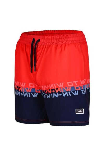 Fujin Pro Angler Short Mayo Scarlet Dark Navy