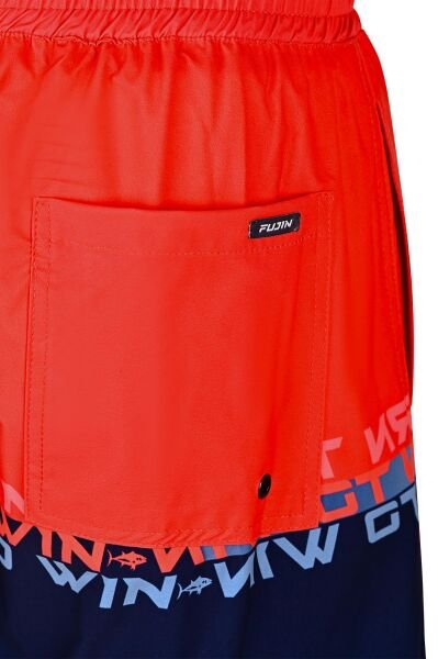 Fujin Pro Angler Short Mayo Scarlet Dark Navy