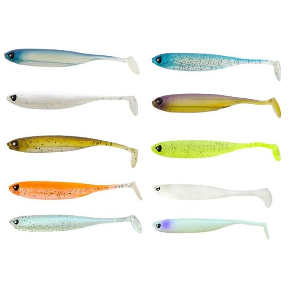 Lucky John Makora 3D Shad Tail 4'' (10.16 cm) 6P Silikon Yem 003
