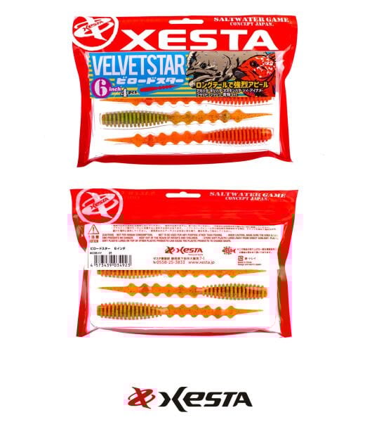 XESTA VELVET STAR SİLİKON YEM 6'' 15 CM HY 4P