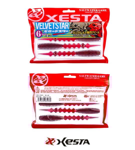 XESTA VELVET STAR SİLİKON YEM 6'' 15 CM CRM 4P
