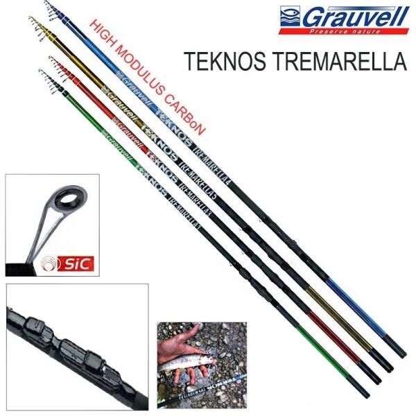 Teknos Tremarella Teleskopik Kamış