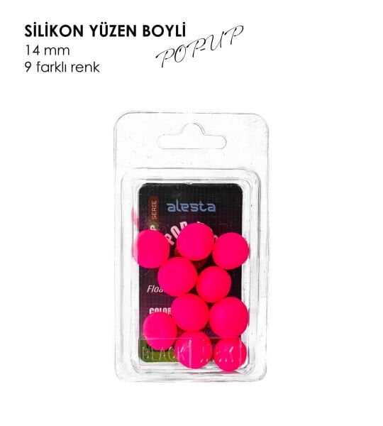 YÜZEN BOYLİ POP-UP PEMBE 14MM 10P
