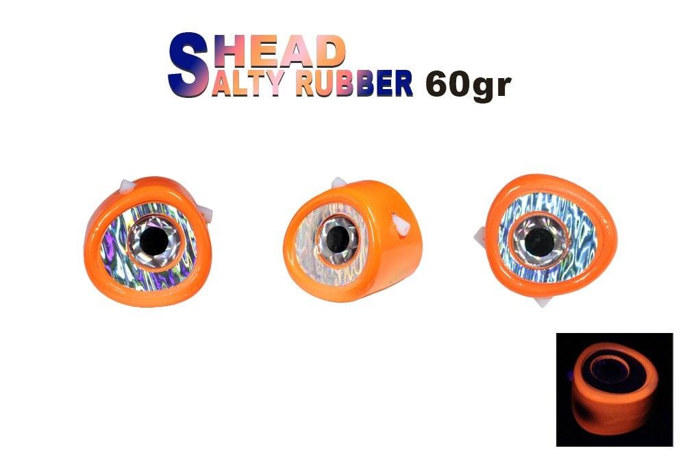 Fujin Salty Rubber Head 60gr Kafa 05 Orange  3D Eye