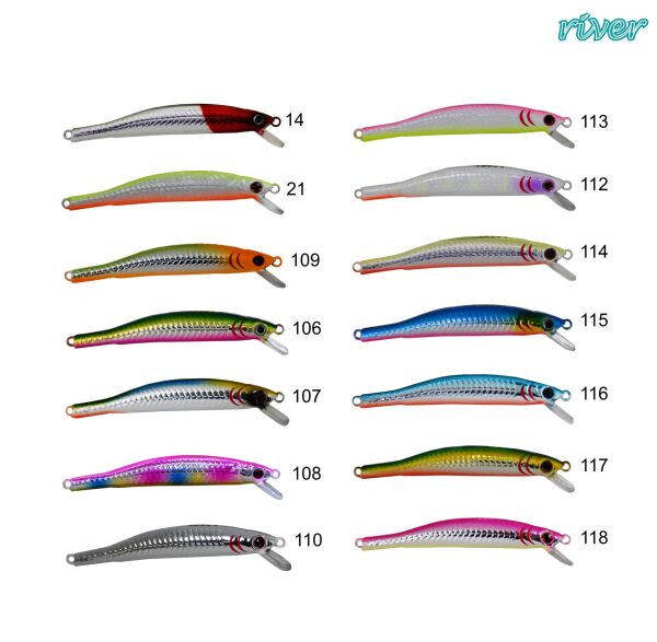 RIVER  SPEEDY 80F 8CM 4.8 GR, 04-1.2MT 112