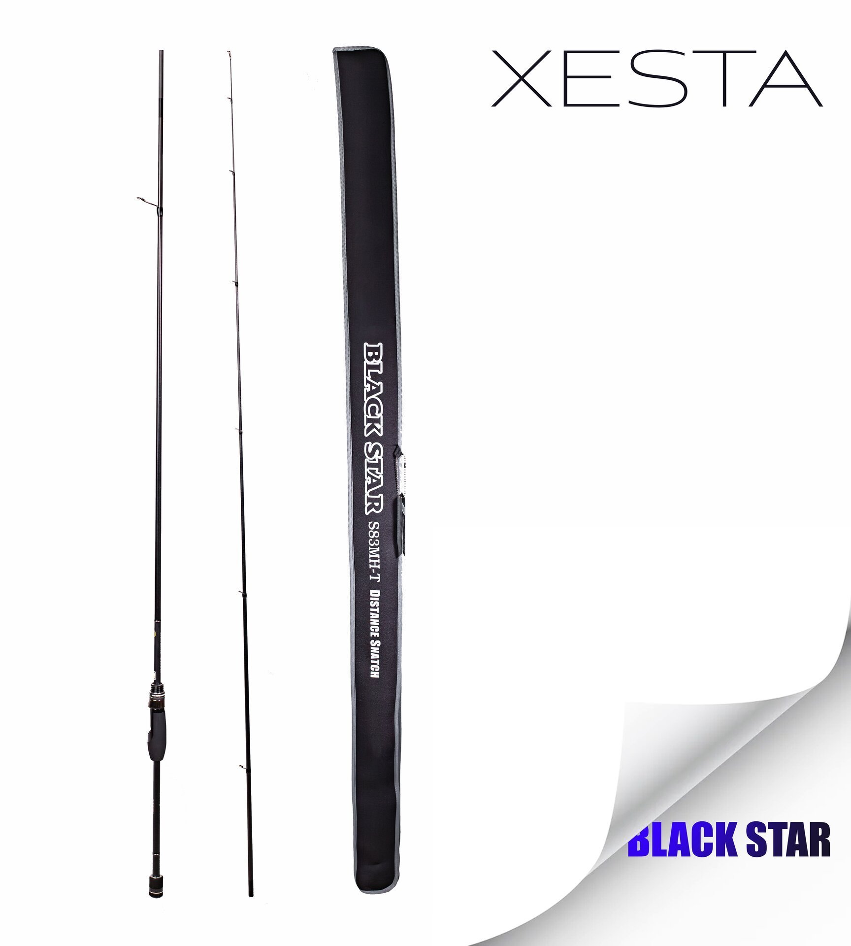 XESTA BLACKSTAR S83MH-T KAMIŞ 2.51M 1.5-25G #0.2-08 2P