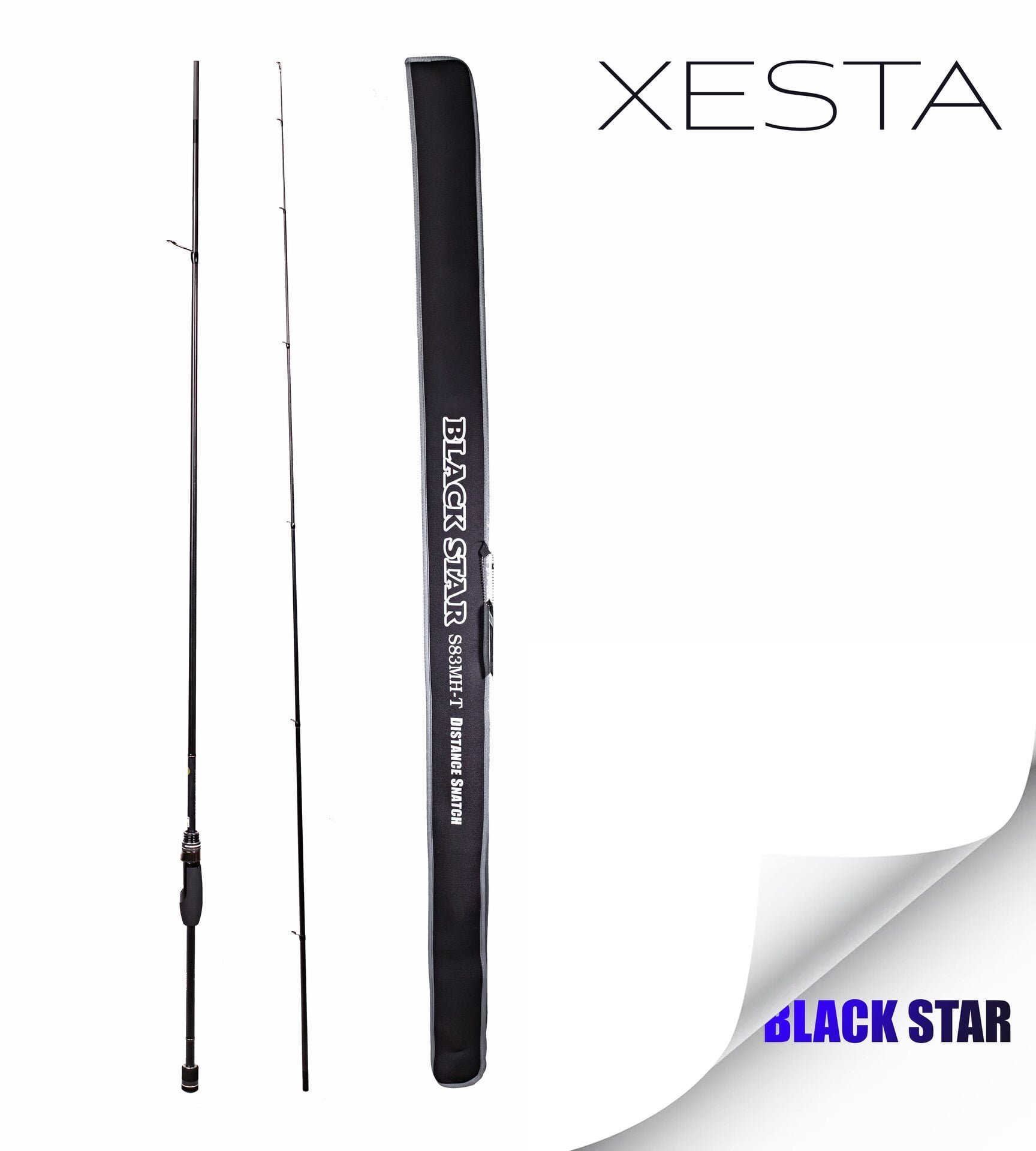 XESTA BLACKSTAR S83MH-T KAMIŞ 2.51M 1.5-25G #0.2-08 2P