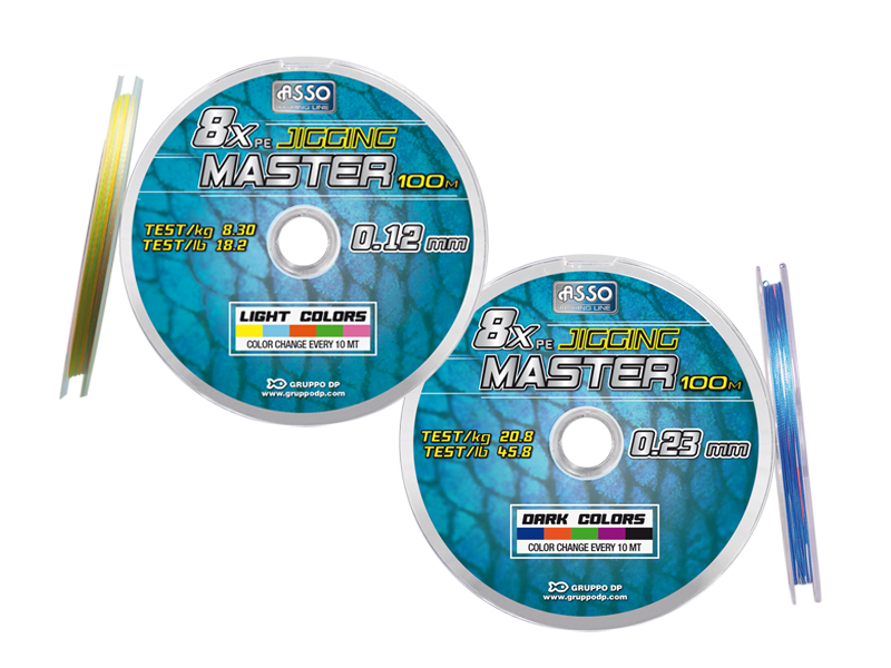 Asso Pe Jigging Master 8X Örgü İp Misina 100MT No: 0,12MM / 100MT