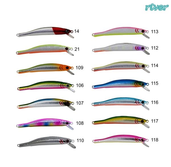 RIVER  SPEEDY 80F 8CM 4.8 GR, 04-1.2MT 113