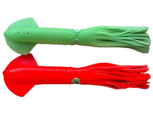 SİLİKON AHTAPOT 30 CM KANATLI TEKLİ PAKET RENK : GLOW