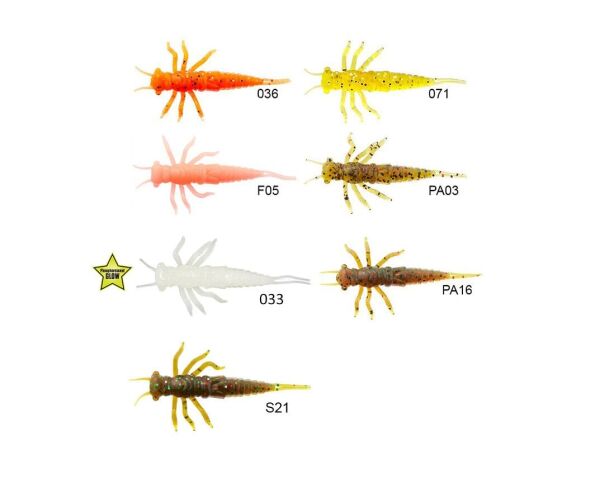 Lucky John Nayada 2'' (5 cm) 9p Silikon Yem F05