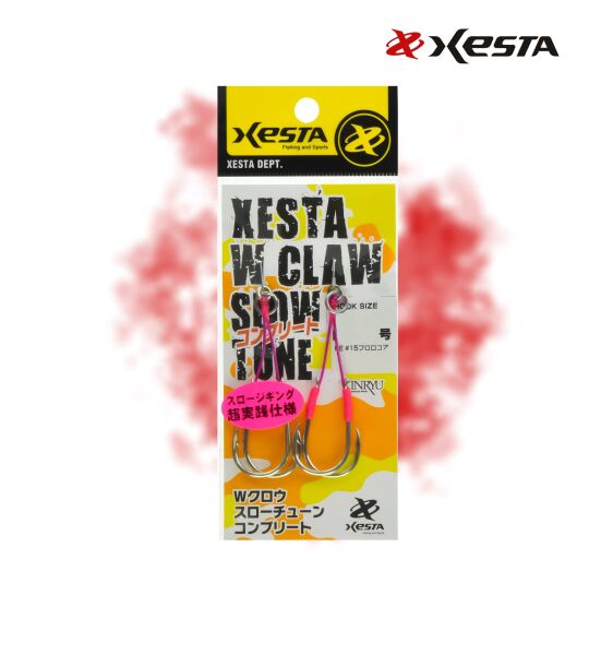 XESTA W CLAW SLOW TUNE DOUBLE ASSIST 2/0 2 CM #20 2P
