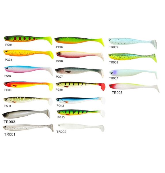 Lucky John Basara 3D Soft Swim 3.5'' (8.89 cm) 6P Silikon Yem TR001