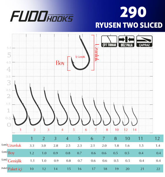 2901 RYUSEN TWO SLICED #12 BLACK NIKEL 18P
