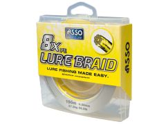 ASSO PE 8X LURE BRAID 150 MT NO: 0,16MM / 150MT. / 26,00 LB