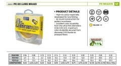 ASSO PE 8X LURE BRAID 150 MT NO: 0,16MM / 150MT. / 26,00 LB