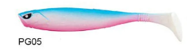 Lucky John Basara 3D Soft Swim 2.5'' (6.35 cm) 8P Silikon Yem PG05