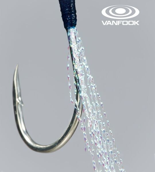 VANFOOK JGR-45 JIGEN GLITTER STD ASIS 2P #3/0