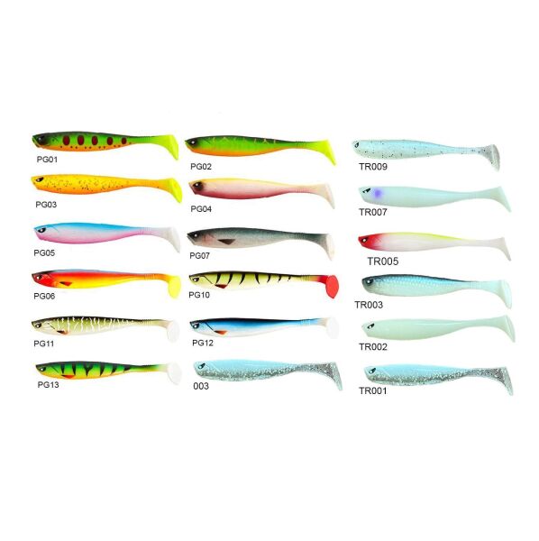 Lucky John Basara 3D Soft Swim 2.5'' (6.35 cm) 8P Silikon Yem PG06
