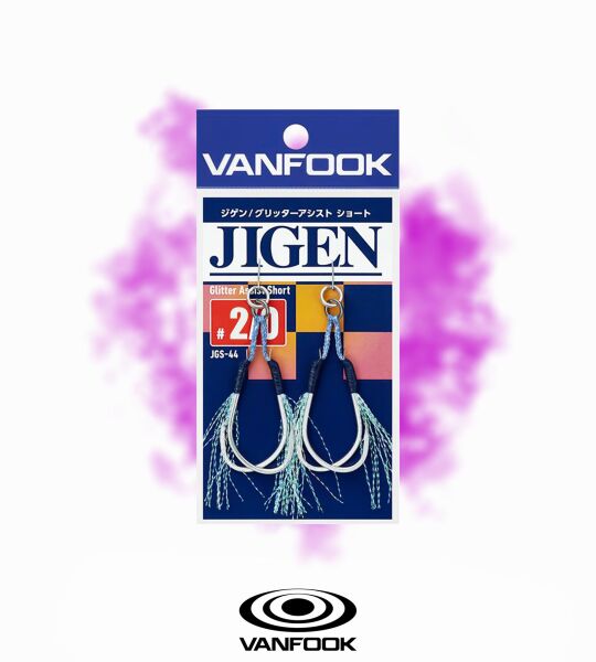 VANFOOK JGS-44 JIGEN GLITTER SHORT ASIS 2P #2/0