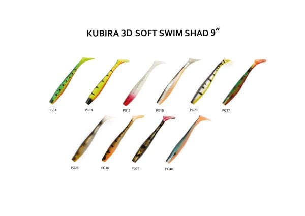 KUBIRA 3D SOFT SWIM SHAD 9 PG18