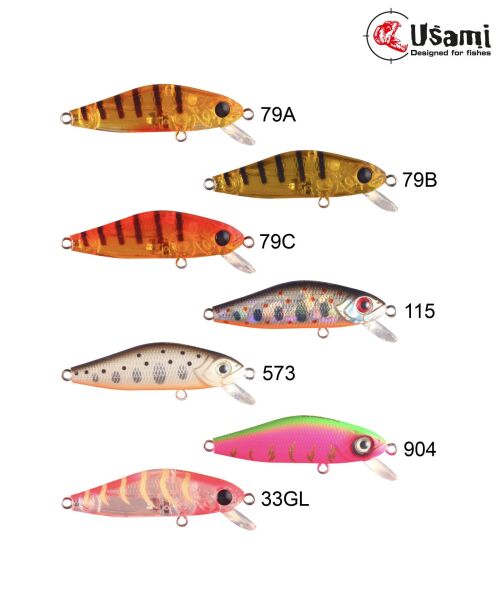 USAMİ MINN SHAD 48F-SR 3.1G MAKET BALIK