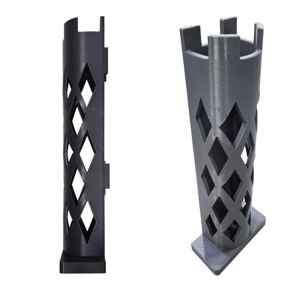 Meiho & Shufa Uyumlu 3D Baskı Kamış Standı - Hassas LRF/Spin Olta Tutucu (Klipssiz)