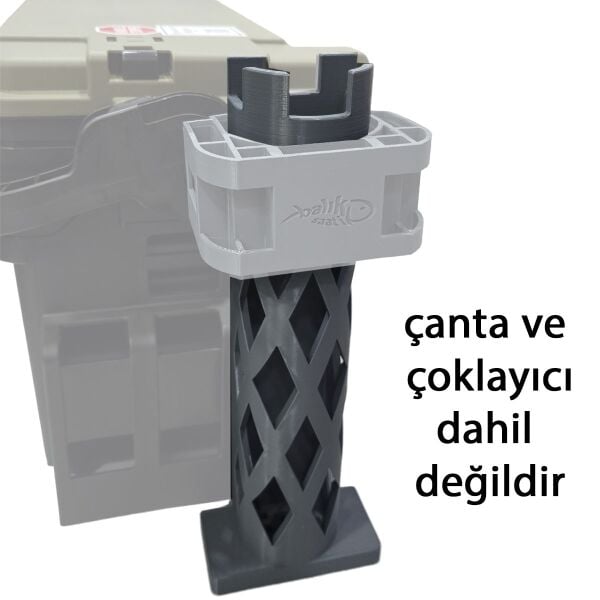 Meiho & Shufa Uyumlu 3D Baskı Kamış Standı - Hassas LRF/Spin Olta Tutucu (Klipssiz)