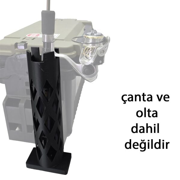 Meiho & Shufa Uyumlu 3D Baskı Kamış Standı - Hassas LRF/Spin Olta Tutucu (Klipssiz)