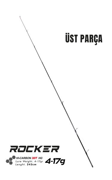 Fujin Rocker 243cm 4-17gr LRF Kamışı #1 Üst Parça